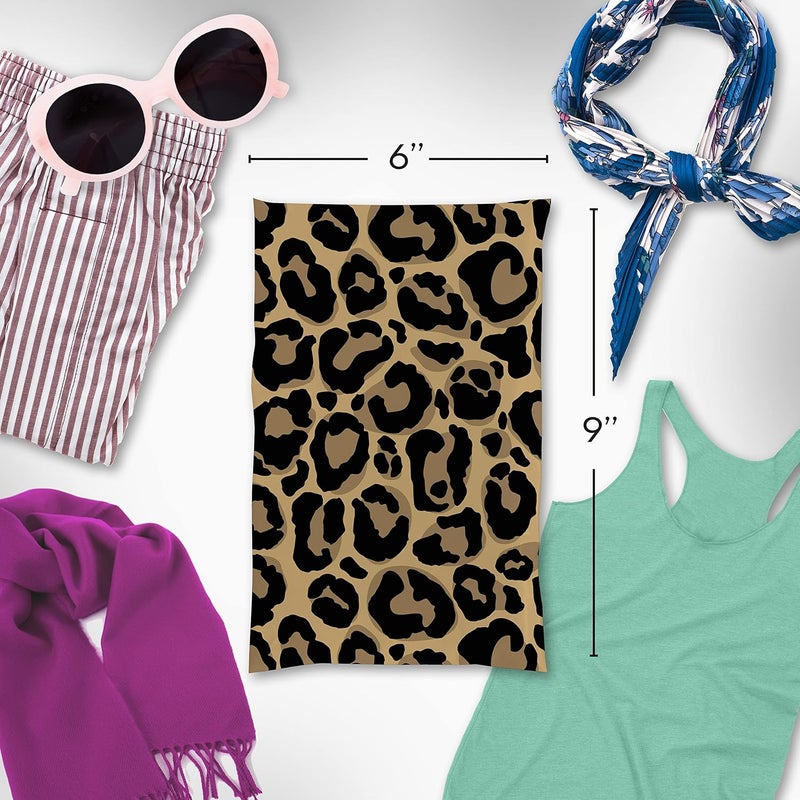 Package Mint Poly Mailers 6 x 9 200 Pack | Waterproof & Tear Resistant Mailing Envelopes for Small Business Supplies | Shipping Bags for Clothes | Cute Shipping Bags for Small Business - Leopard - Image 2